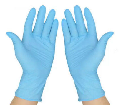 7 gants jetables robustes d'examen de Mil Cheap Powder Free Nitrile