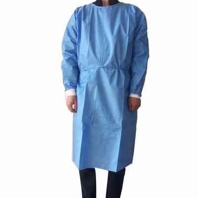 Robe chirurgicale jetable libre AAMI de niveau 3 augmentés, robes jetables de silicone d'hôpital d'antivirus