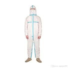Costume chimique du niveau B d'équipement de PPE de protection de germe plein