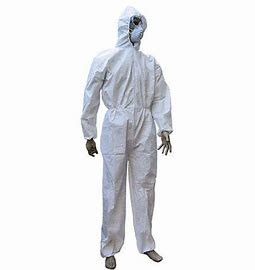 A de niveau classent une tenue de protection chimique blanche de PPE