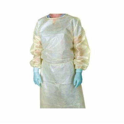 Robes médicales de PPE d'isolement imperméable imperméable de 40 GM/M Xxl