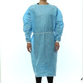 Robe médicale jetable non tissée antibactérienne d'isolement de PPE
