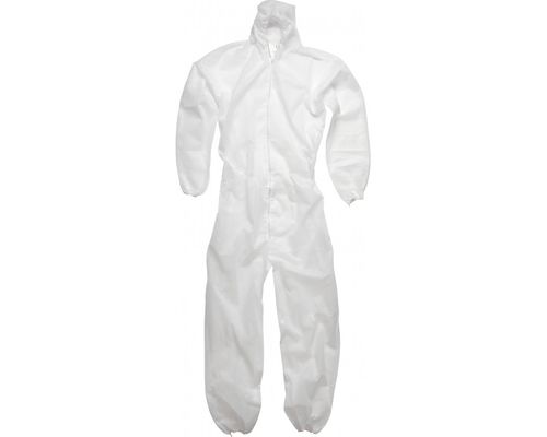Costume chimique respirable de plein habillement jetable médical en plastique
