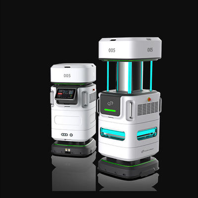 Robot UV de désinfection de la batterie au lithium 30Ah 250r/Min 200W