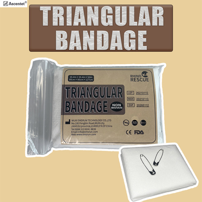 Bandage chirurgical médical jetable adapté aux besoins du client de triangle de gaze