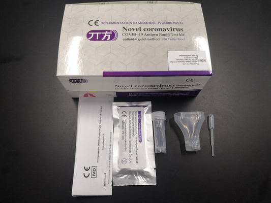 Écouvillon rapide de bouche d'essai de drogue orale, kit rapide d'essai d'antigène de salive