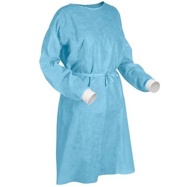 Robe jetable de PPE d'isolement médical fait sur commande d'hôpital à vendre