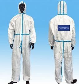 PPE protecteur jetable non tissé Bunny Suit de Cleanroom de pp
